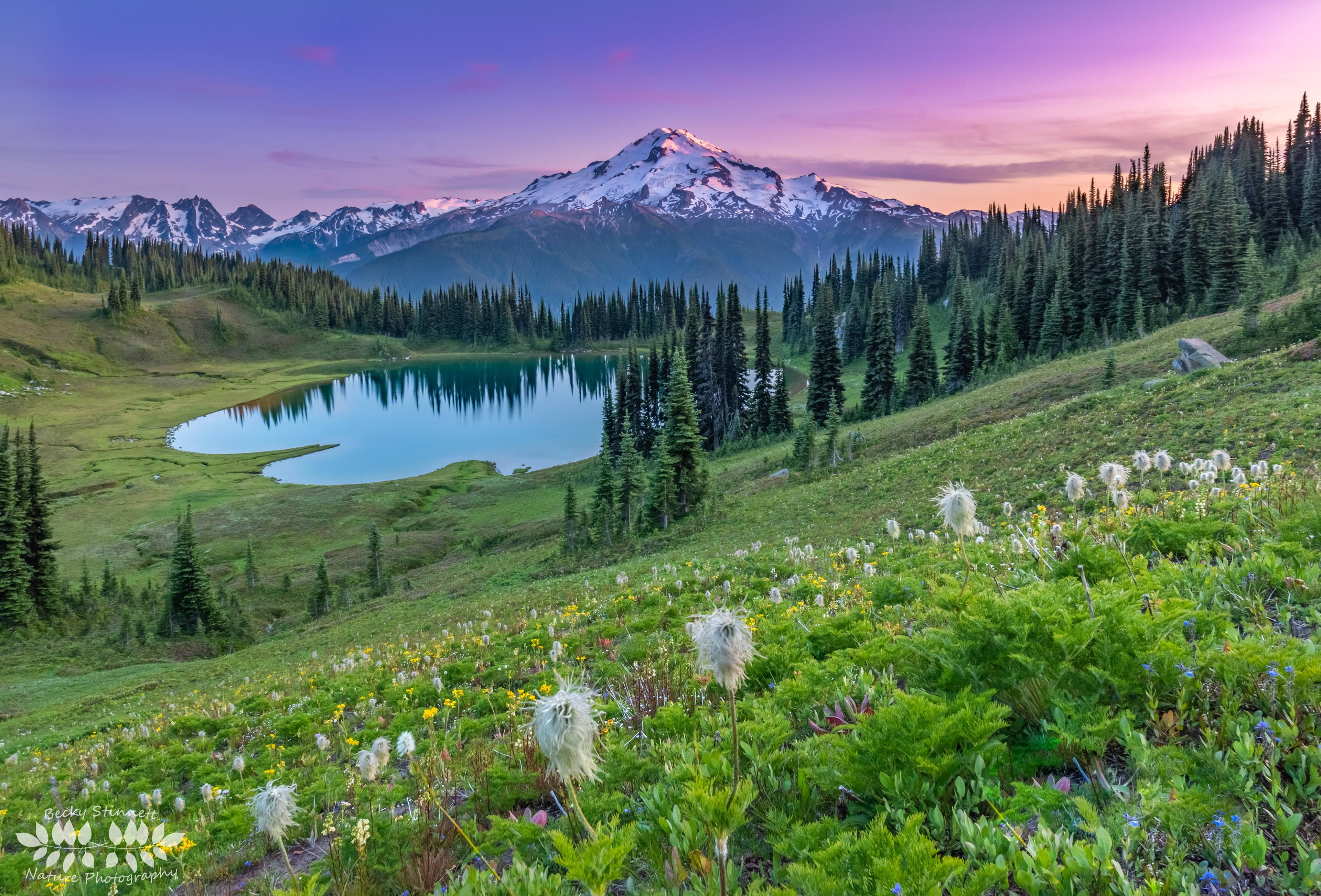 Image Lake Sunset