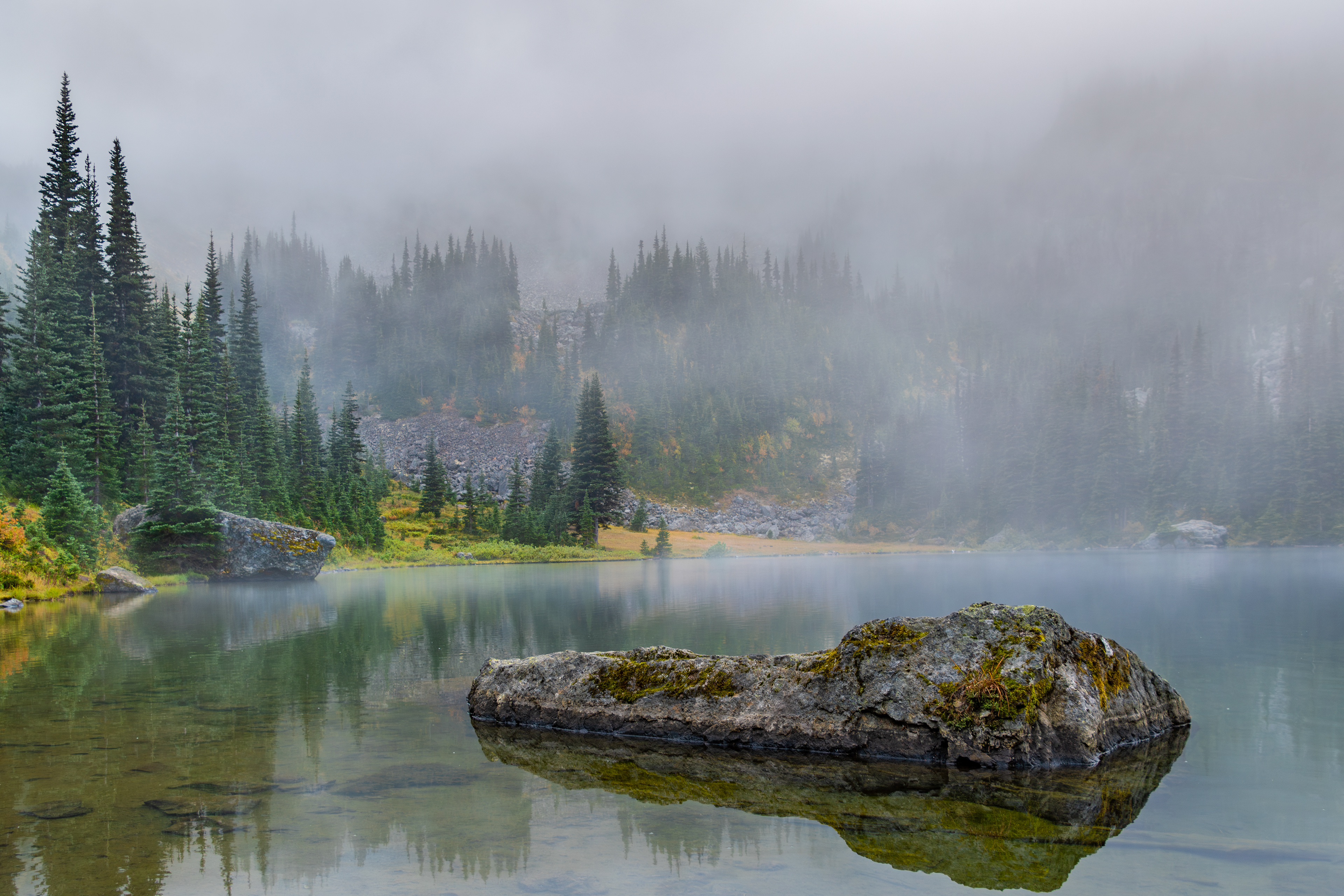 Foggy Silver Lake