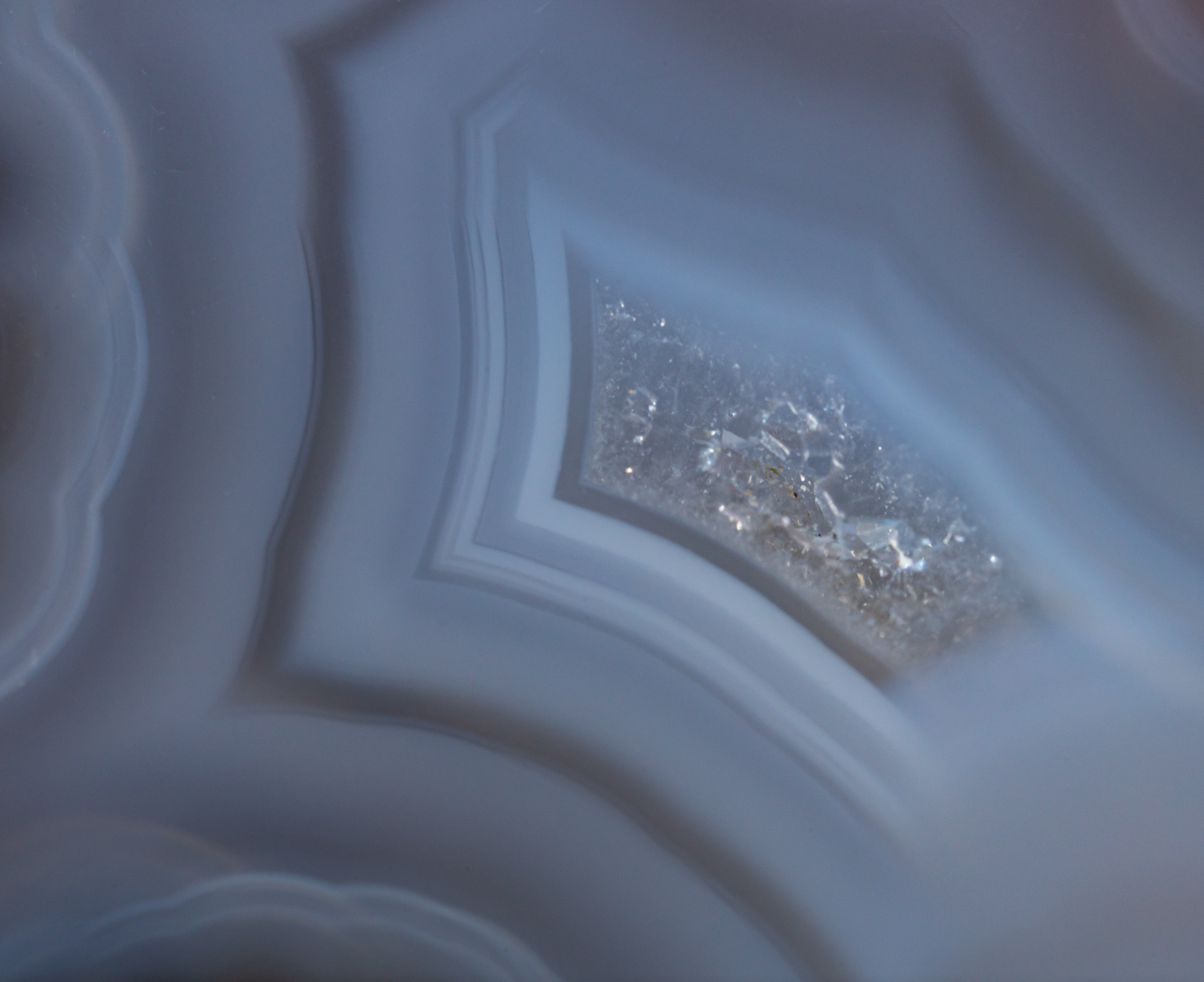 Banded Blue Agate