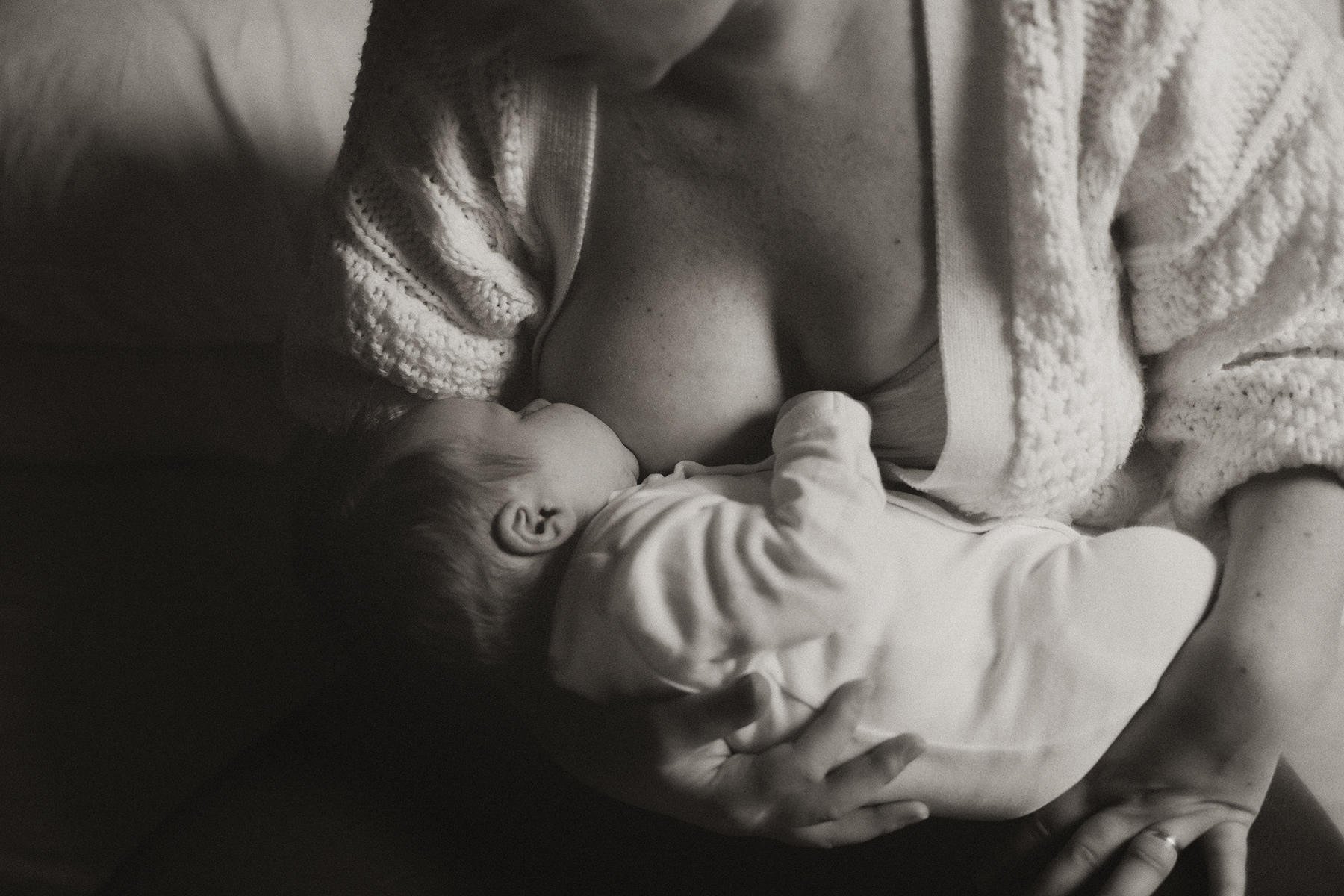 mother breastfeeding baby