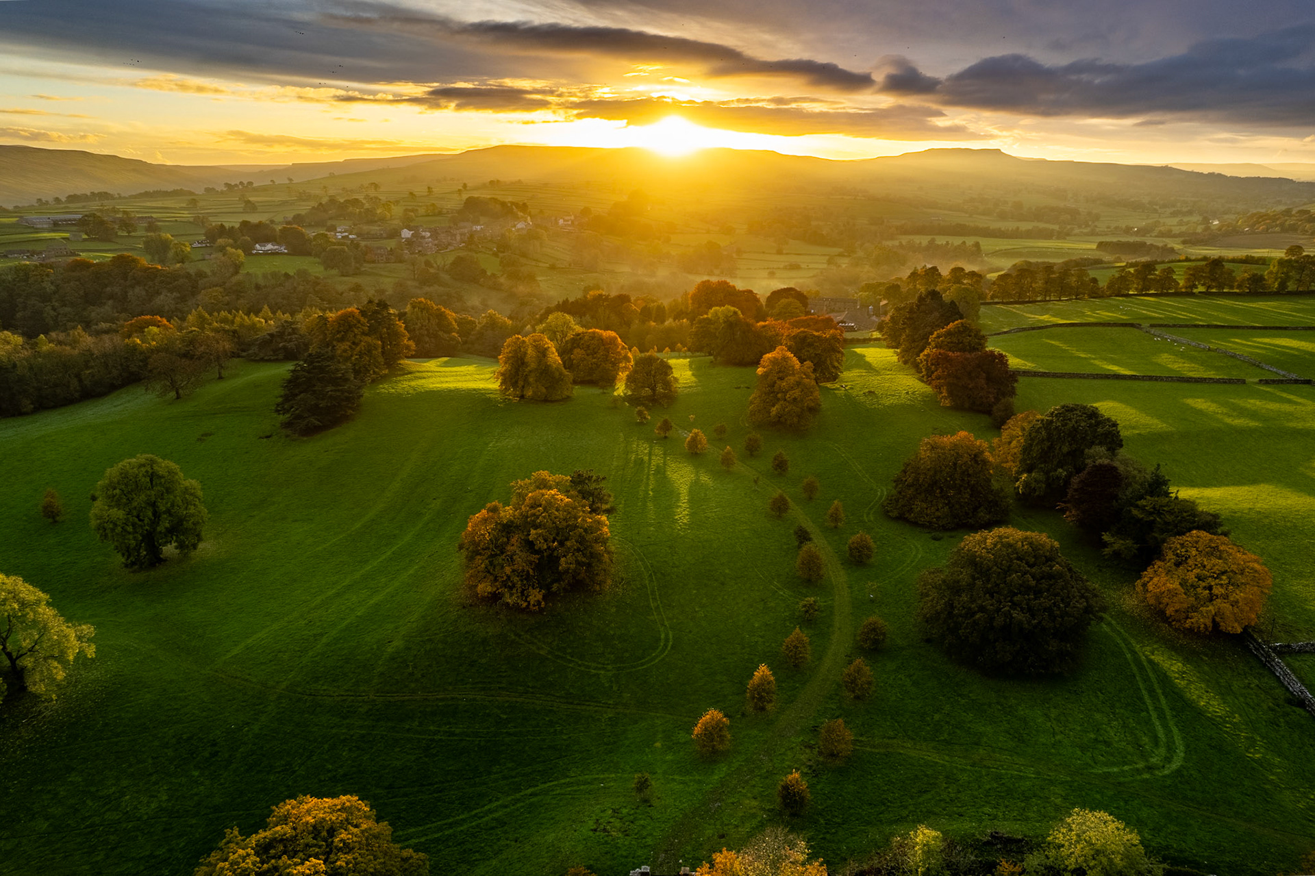 Sunset in Wensleydale