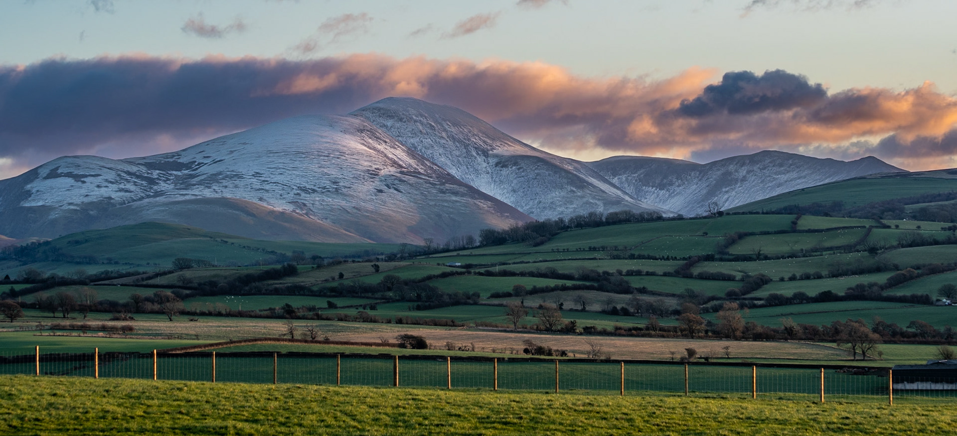 Skiddaw at Sunset