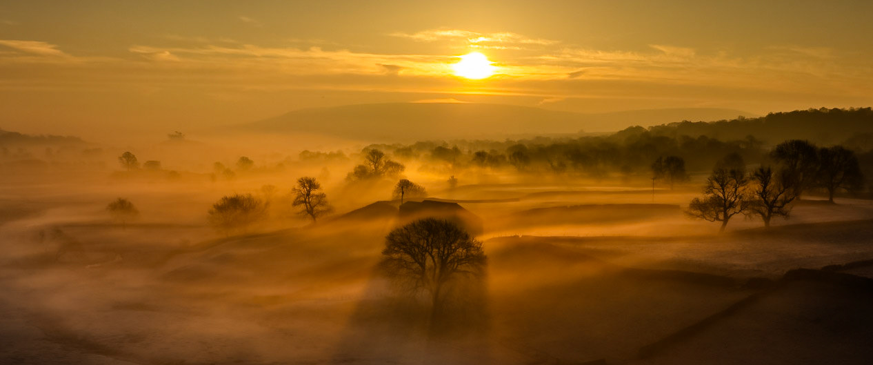 Foggy Morning in Wensleydale