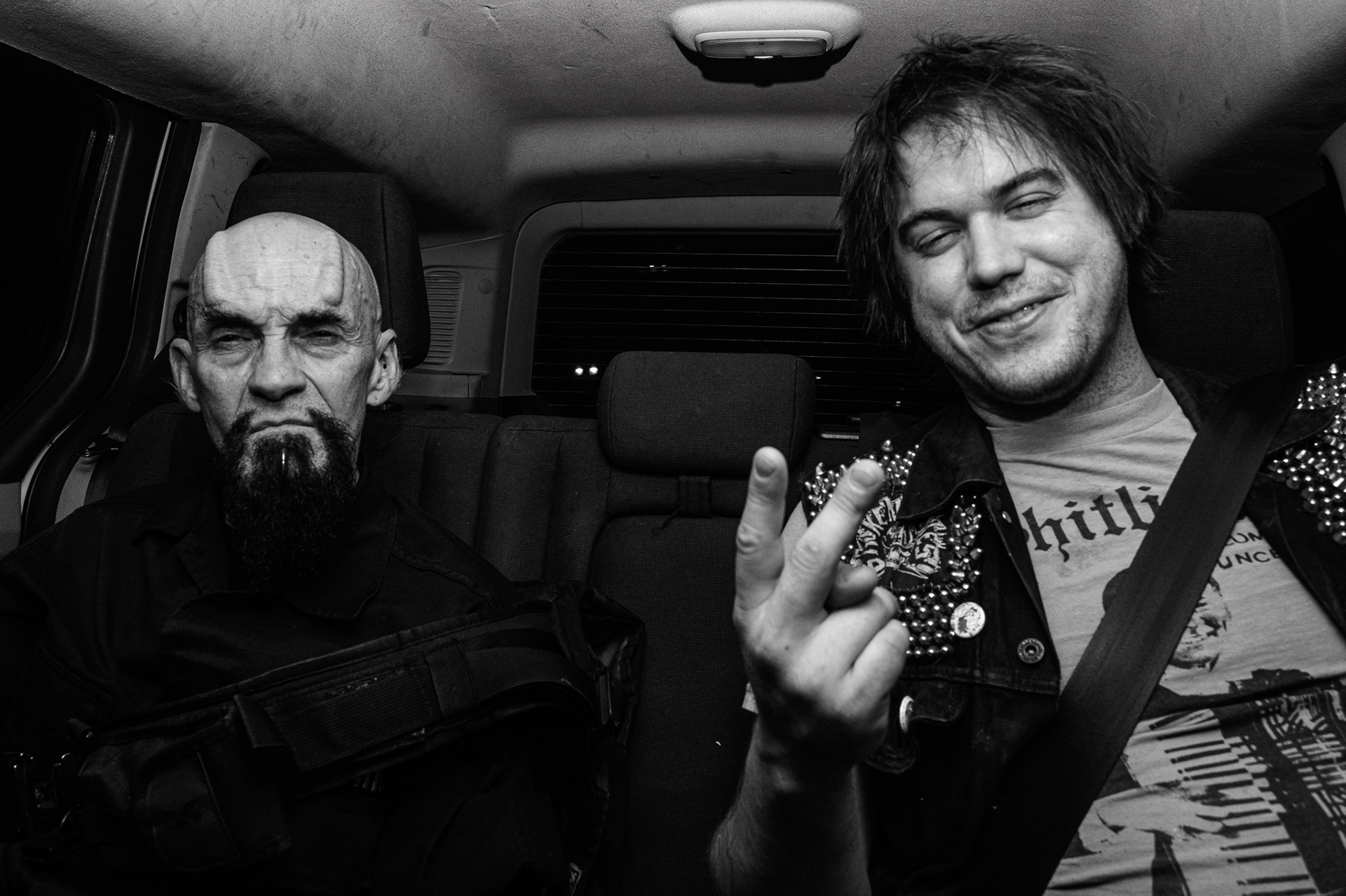 Rex and James share a cab