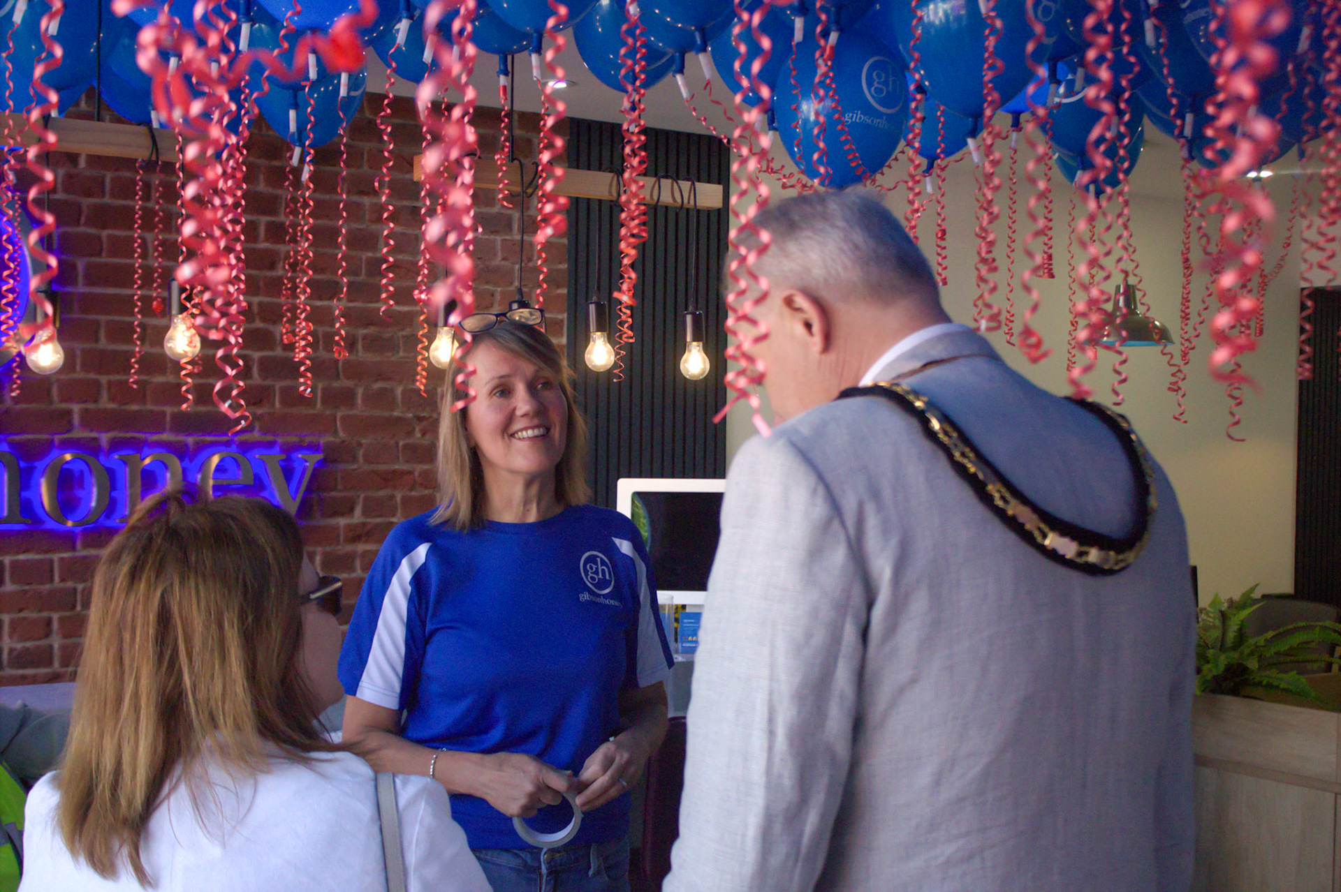 Mayor Phillip Corthorne with Laura Gordan