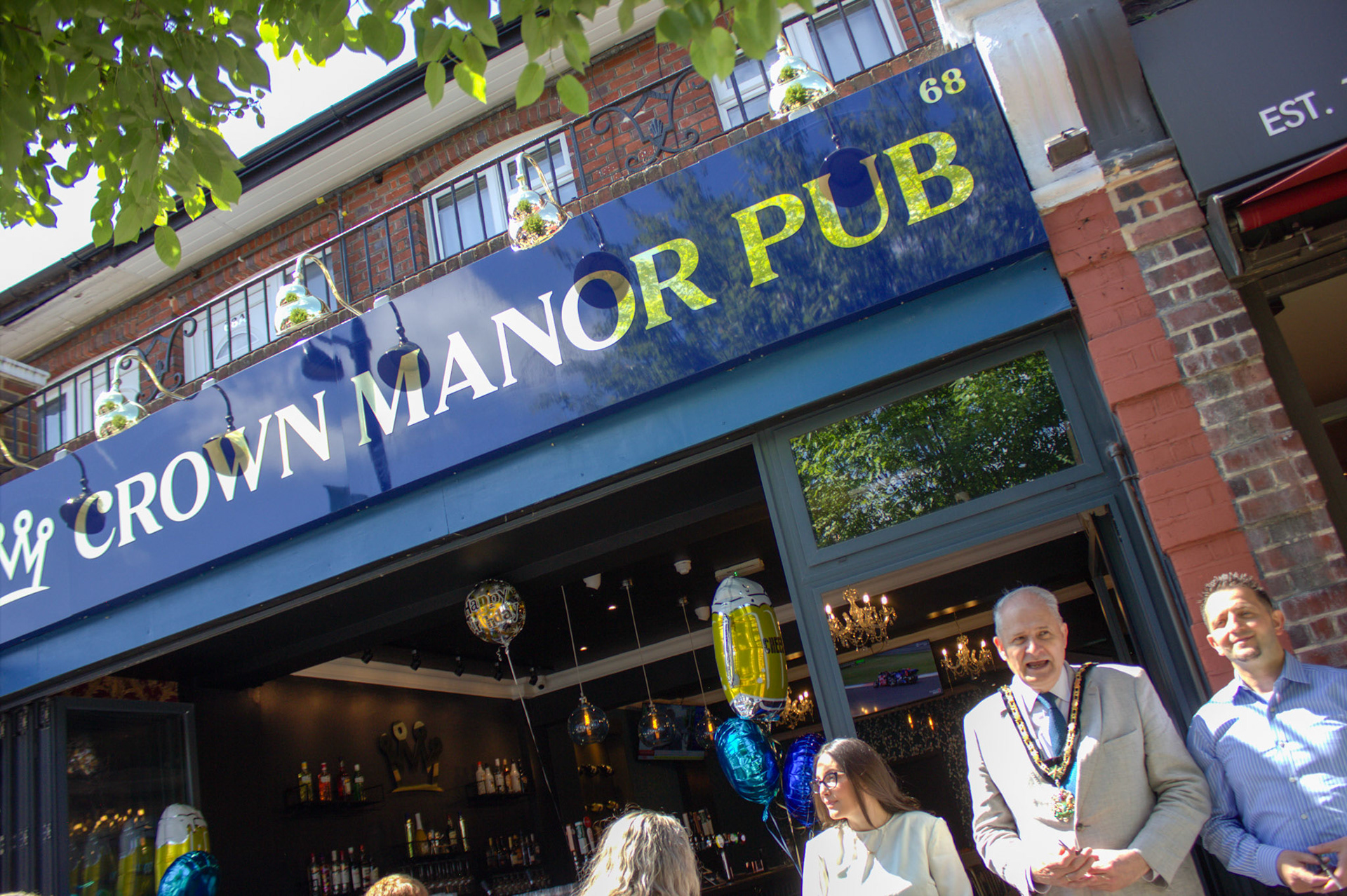 Crown Manor Pub opening