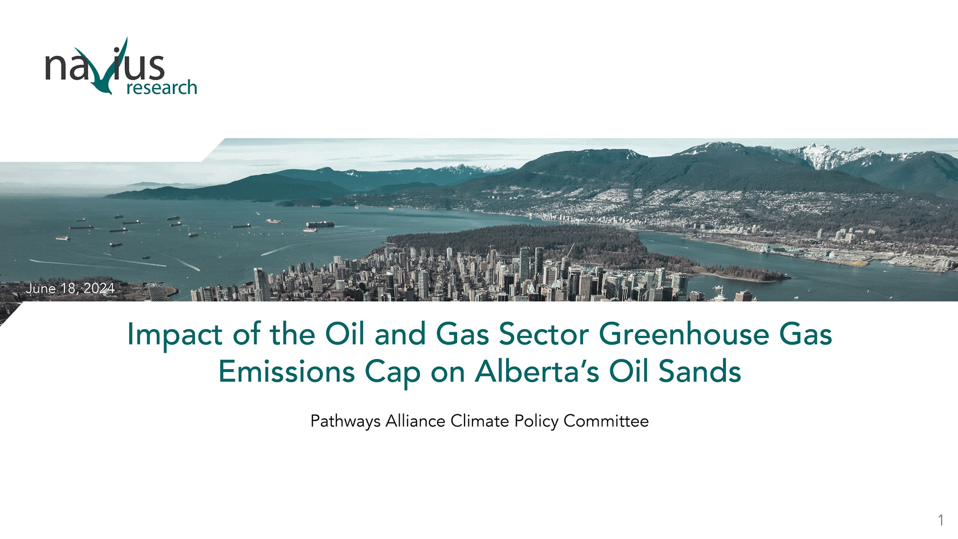 Navius Research PowerPoint presentation