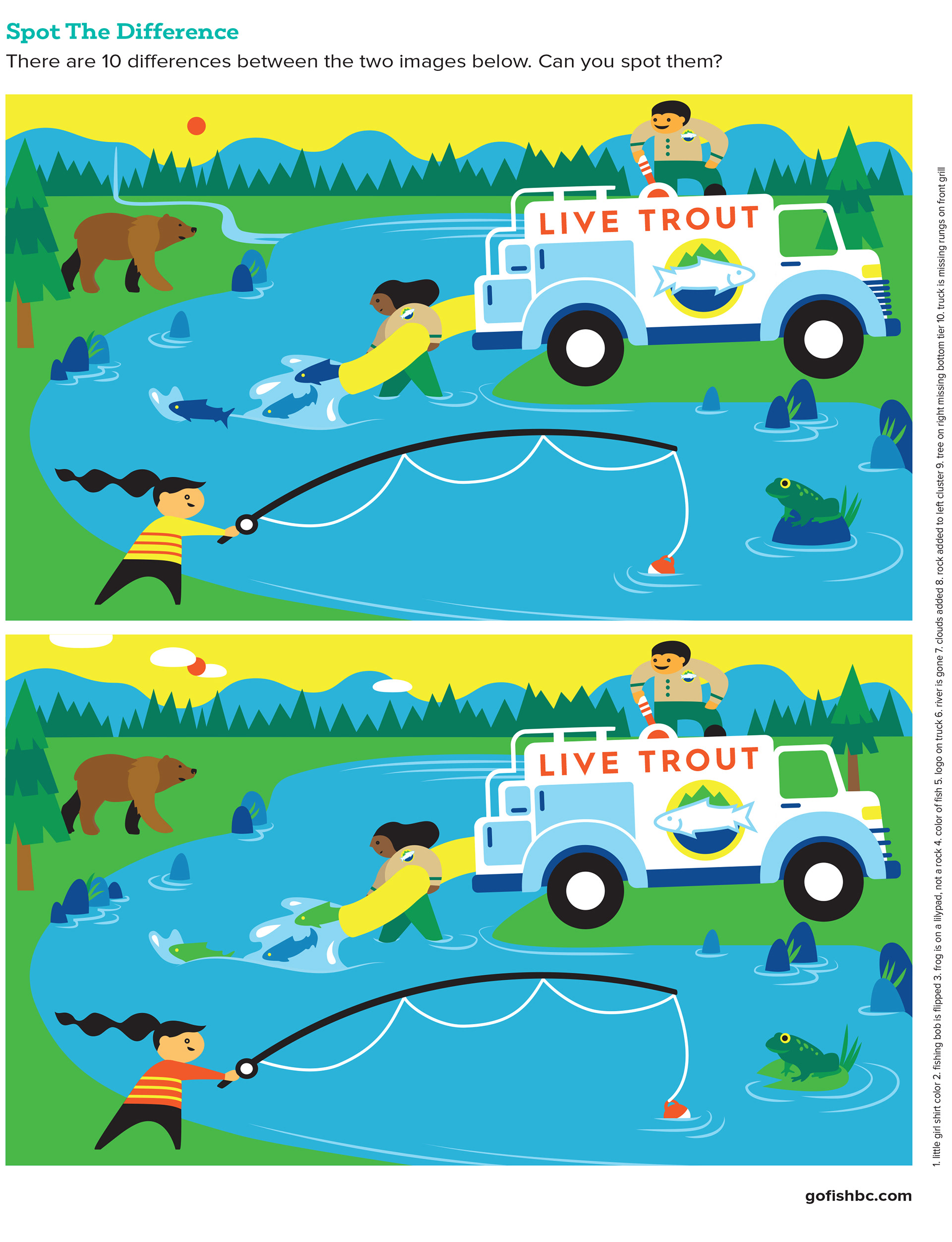 FFSBC childrens activity book game illustration