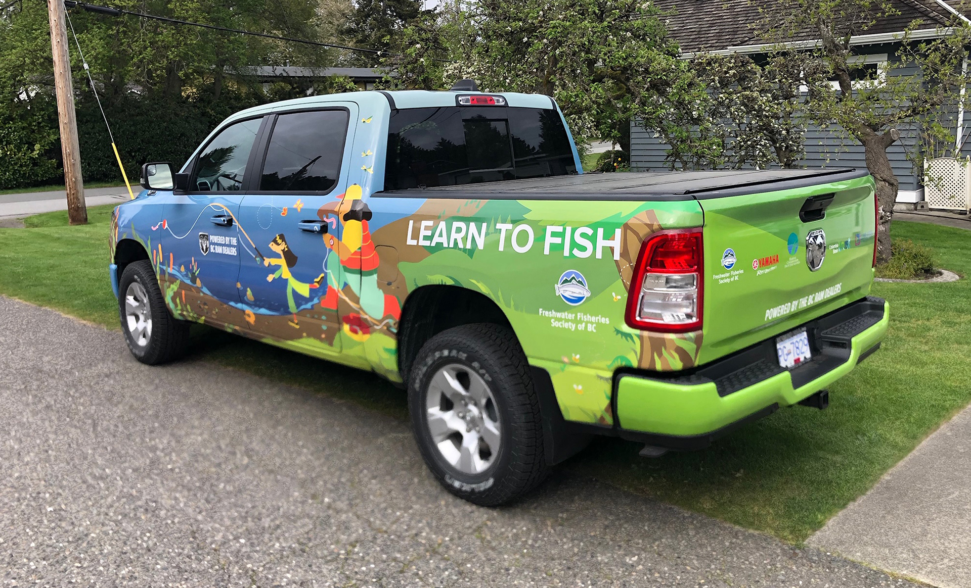 FFSBC vehicle wrap illustration photo