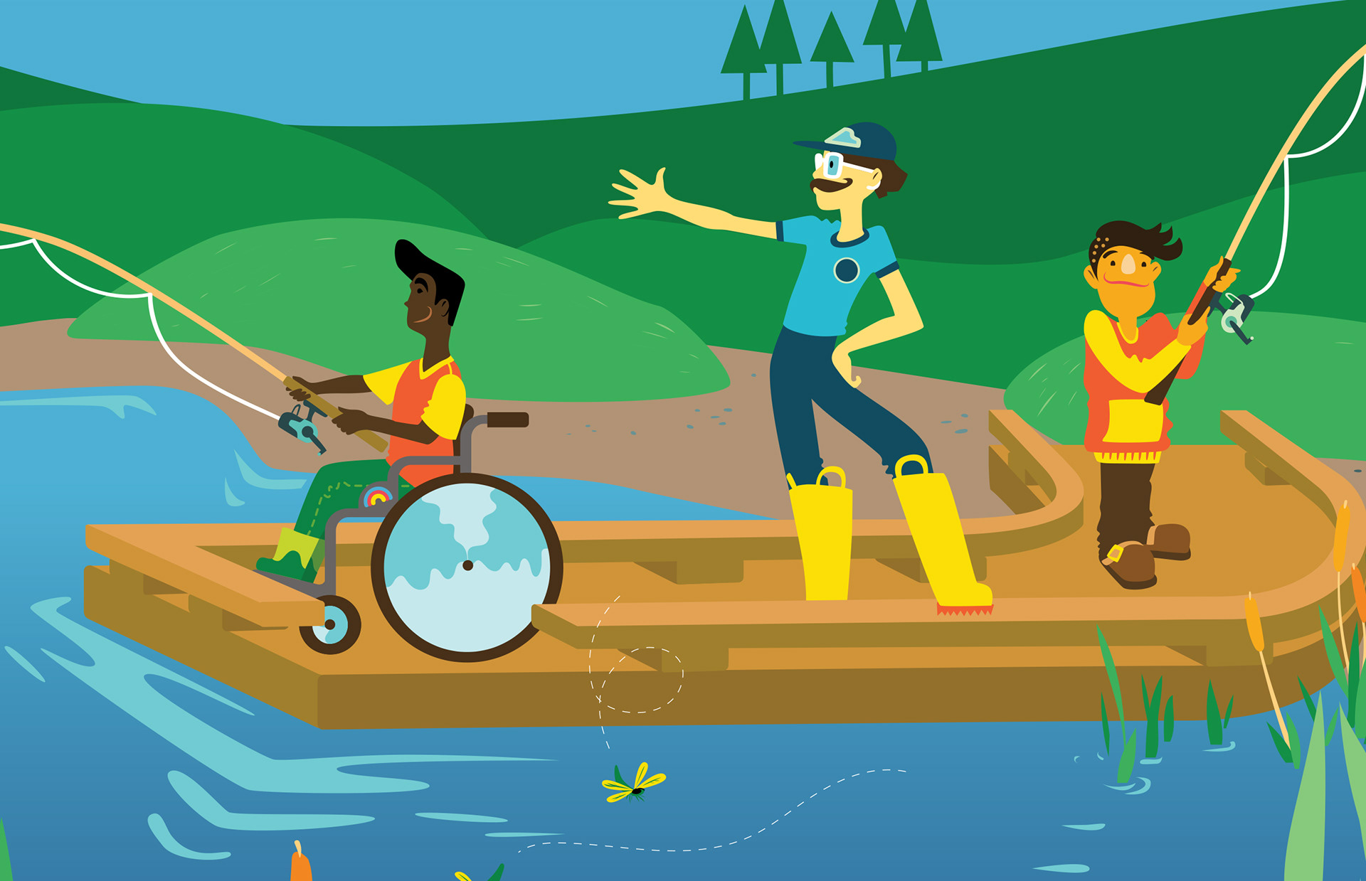 FFSBC vehicle wrap illustration detail