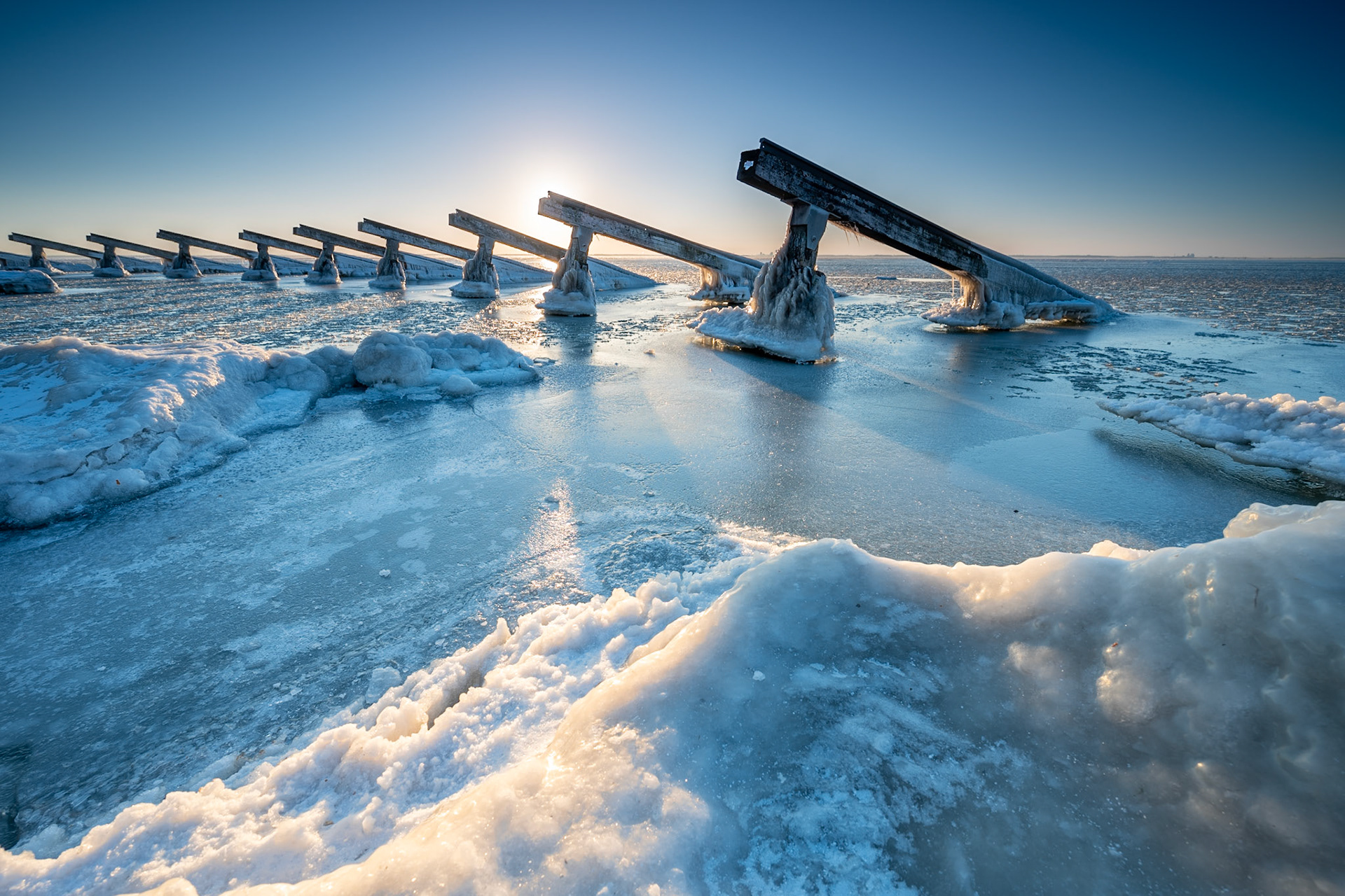 Ice-breakers at Marken, NL