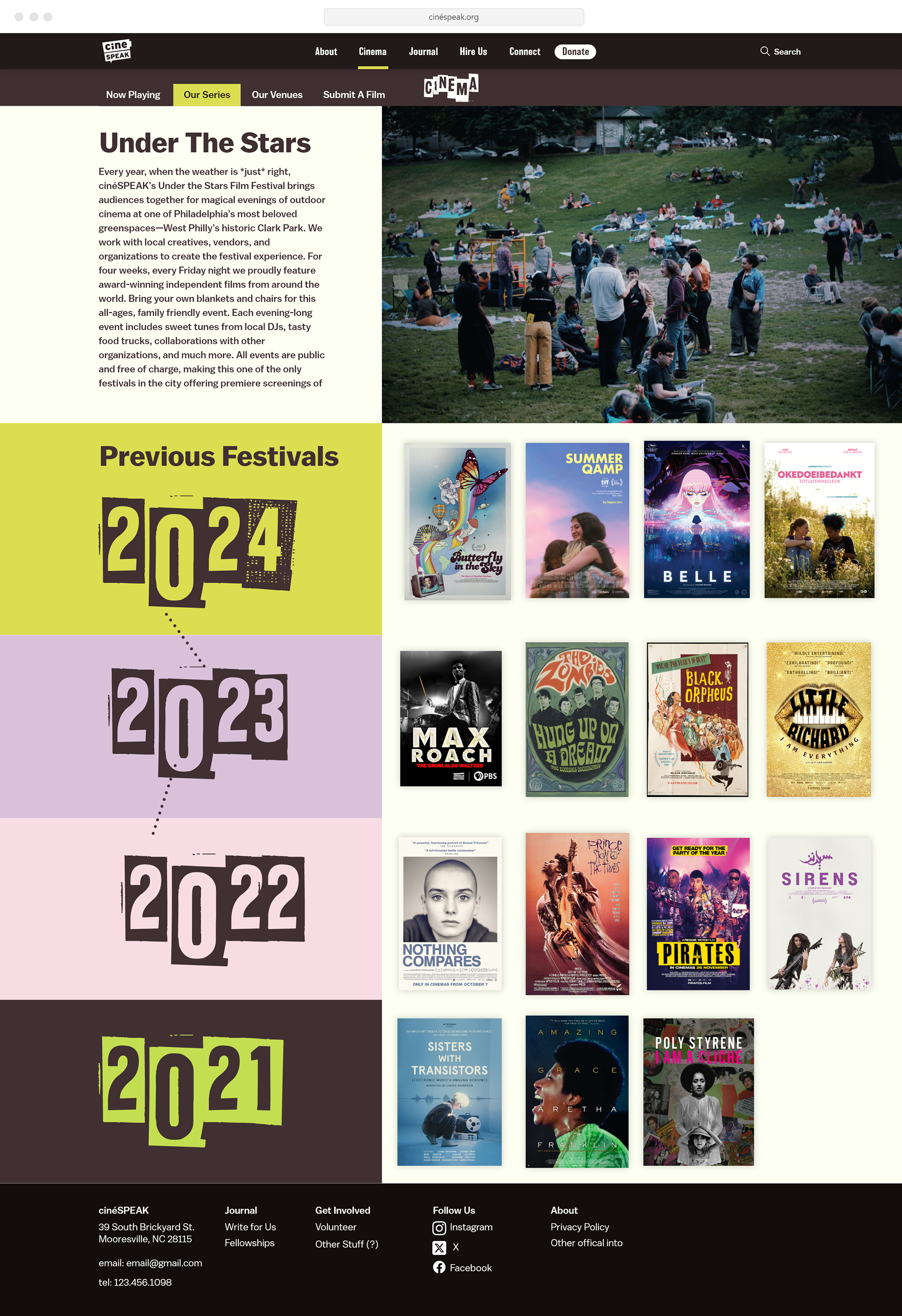 Under the Stars Info and History