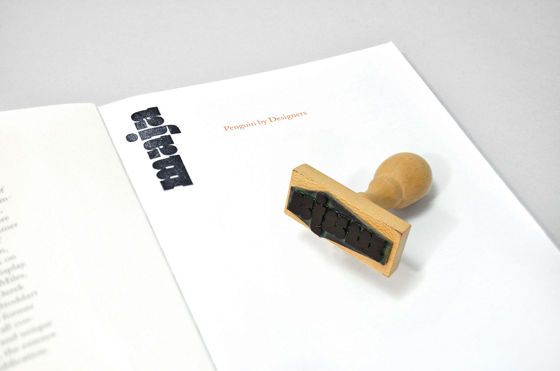 Schriftdesign Rhinozeros: Stempel.