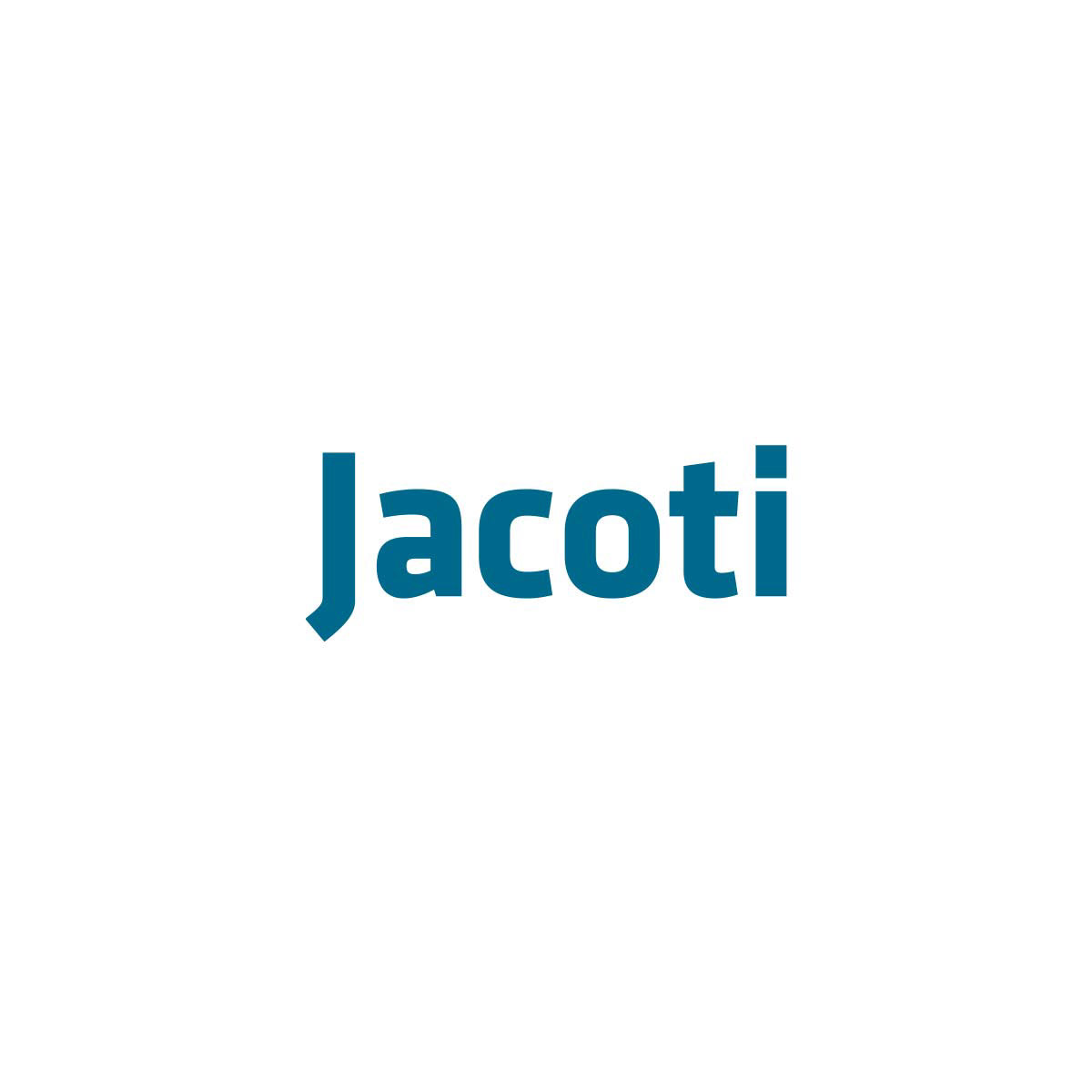 Logo: Jacoti - Technologiefirma Barcelona, Spanien. Projekt gemeinsam mit Brava Büro entwickelt.