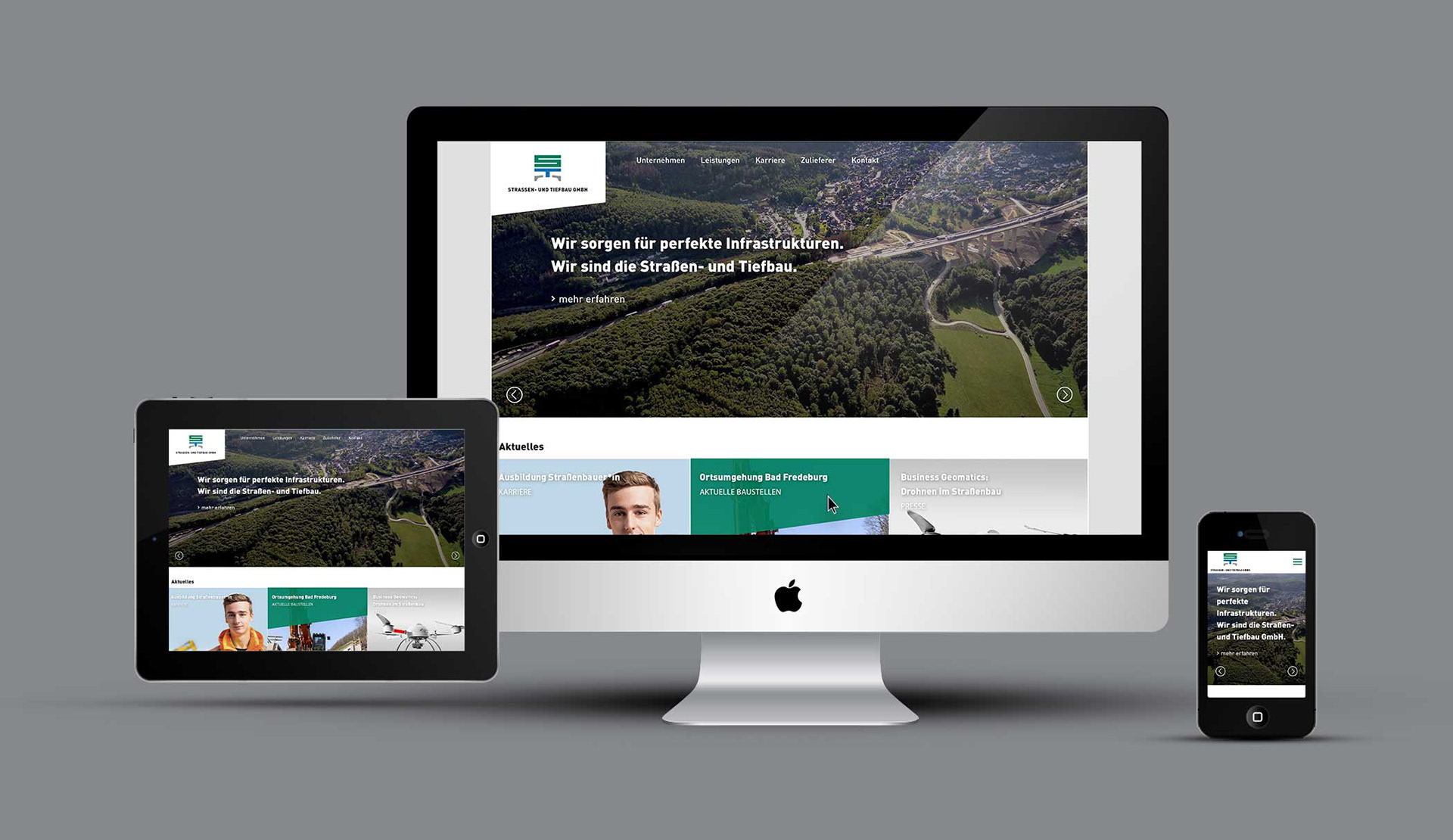 Strassen- und Tiefbau GmbH: Webseite