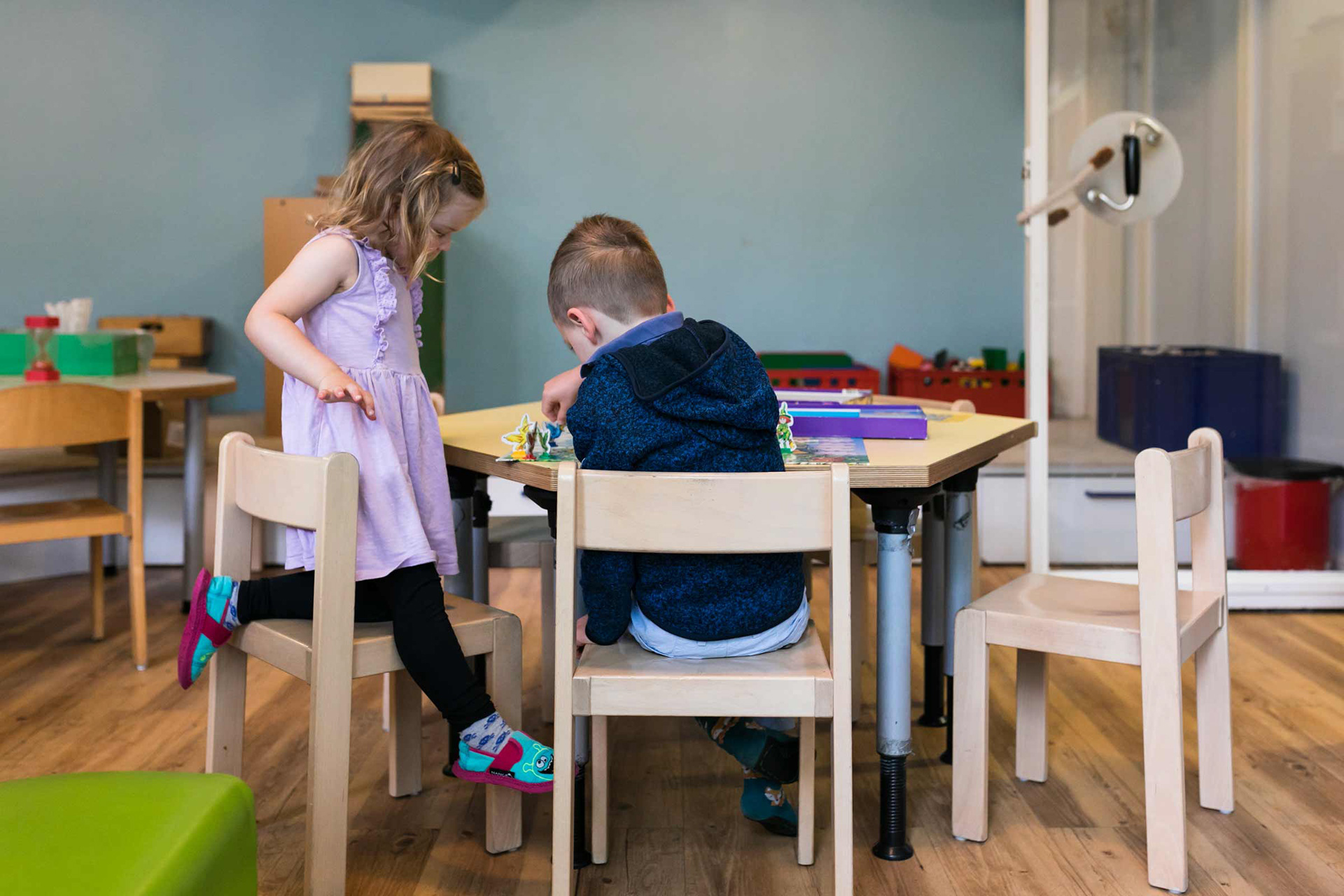 Campus Pänz: Kids beim Spiel in der Kita.