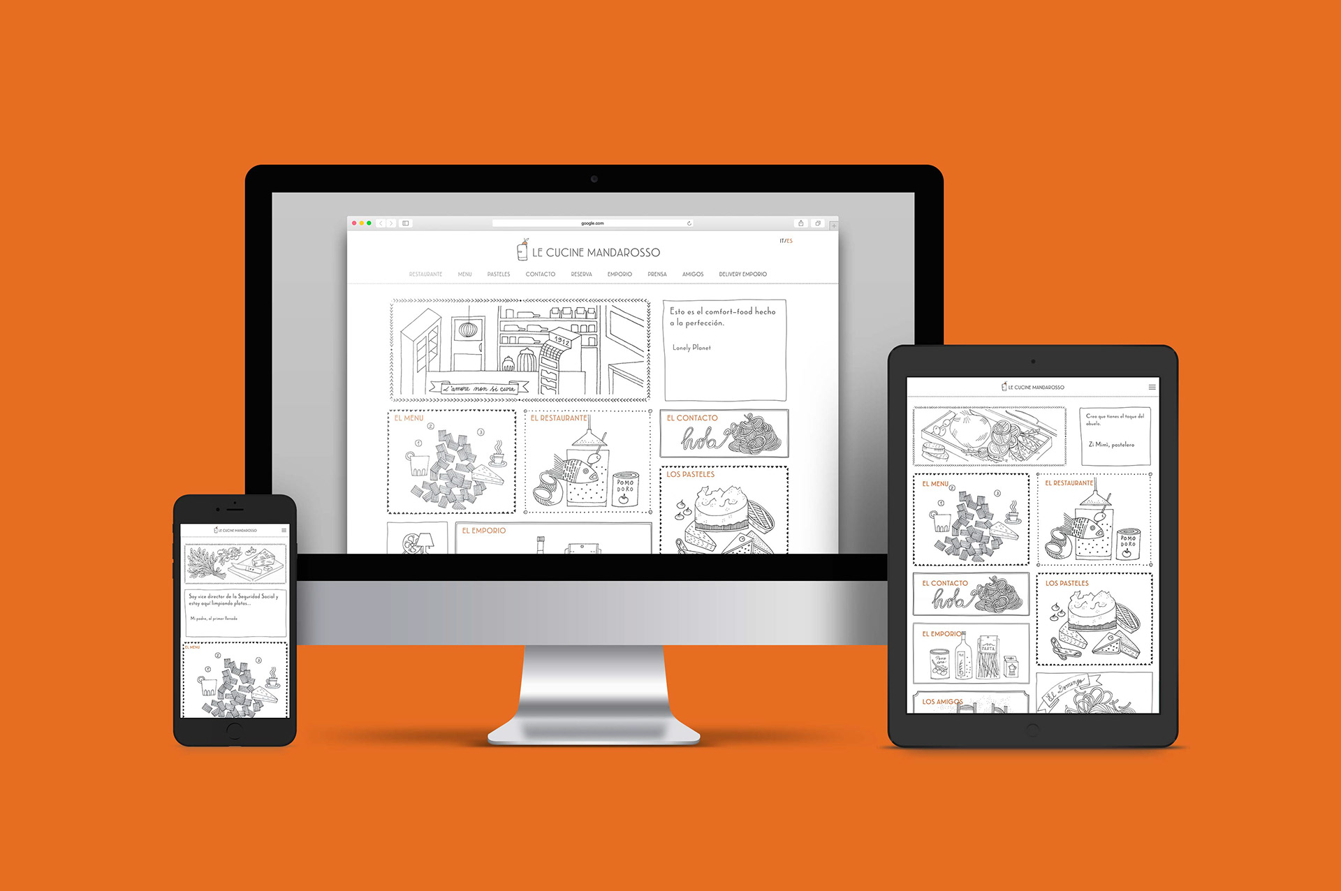 Le Cucine Mandarosso: Website.