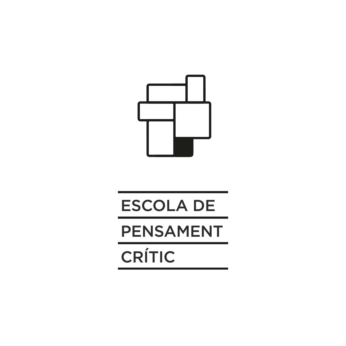 Logo: Escola de Pensament Critic. Barcelona.
