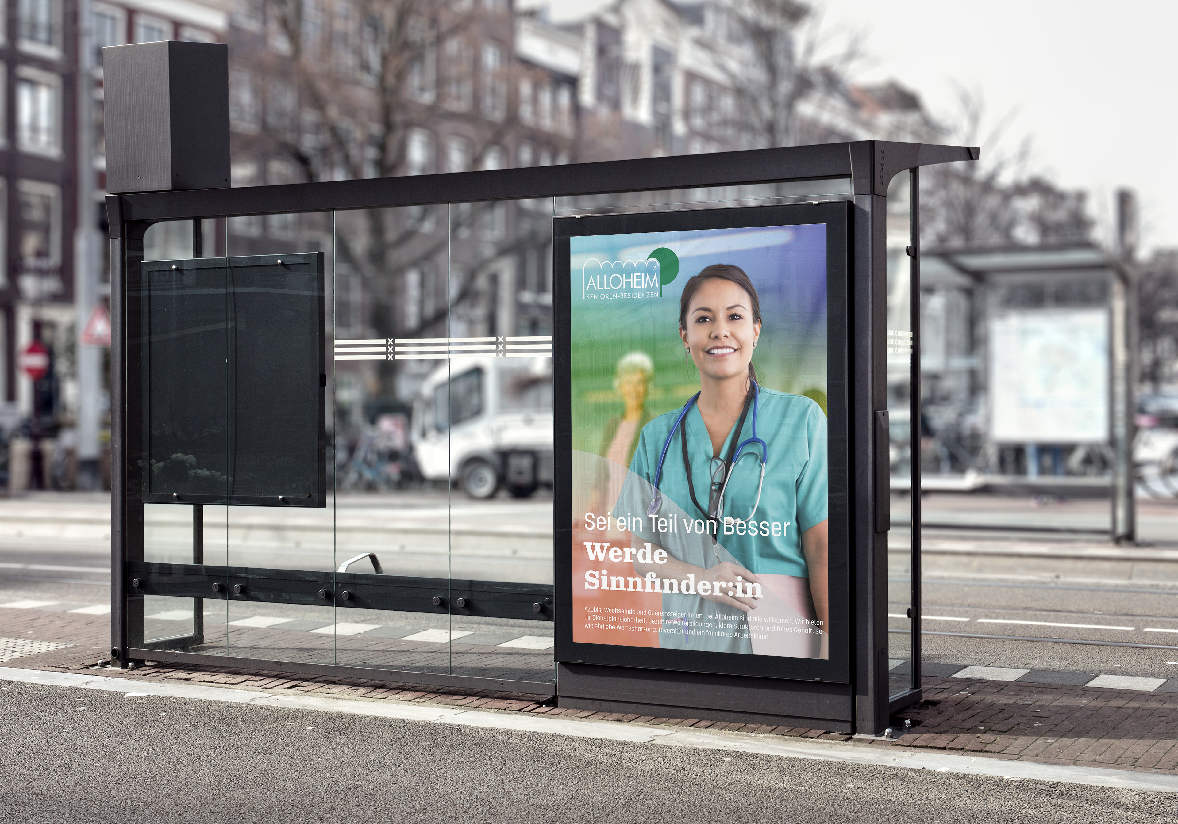 City-Light-Plakatserie "Bessermacher:innen"