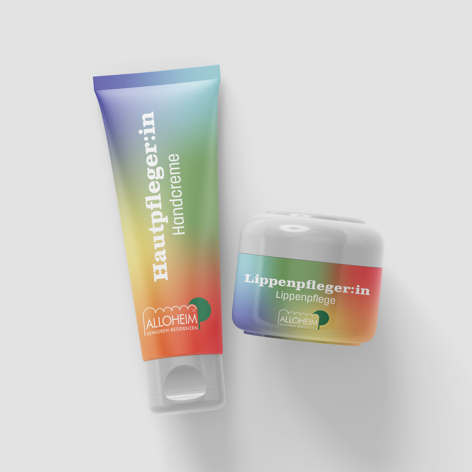 Haut- und Lippenpflege "Hautpfleger:in", "Lippenpfleger;in"