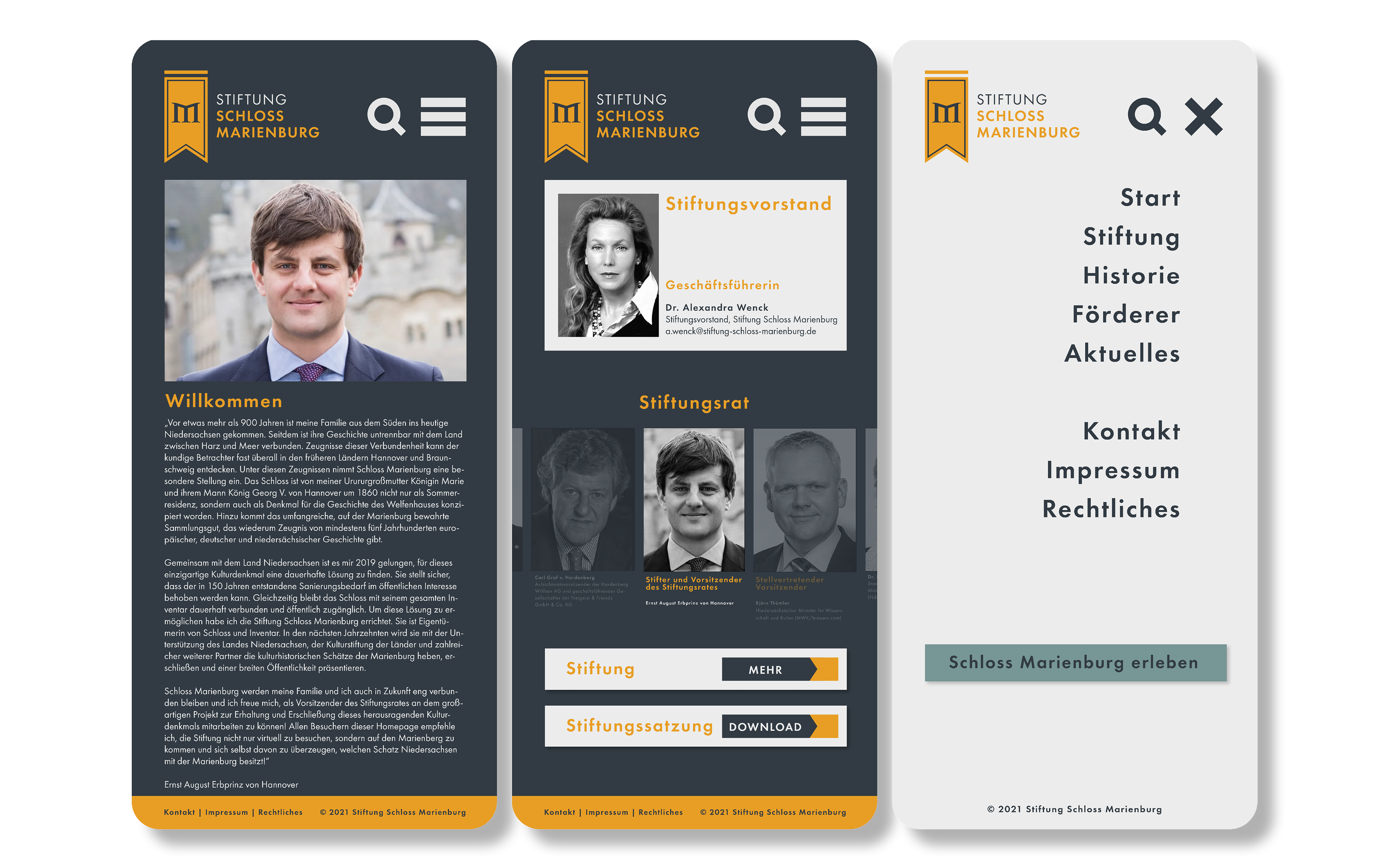 Foundation Website Mobile Version