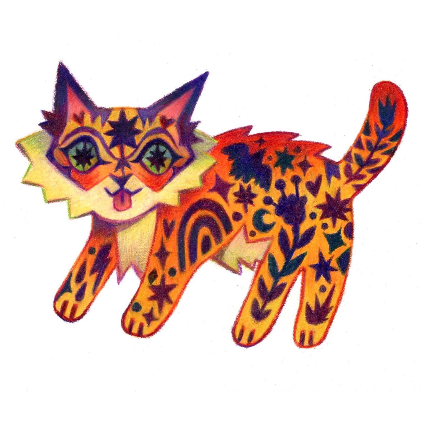 Tiger - 2022 - Colored Pencil on Paper