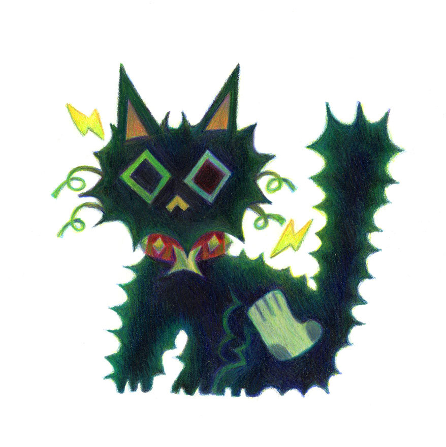 Missing Sock - 2023 - Colored Pencil on Paper