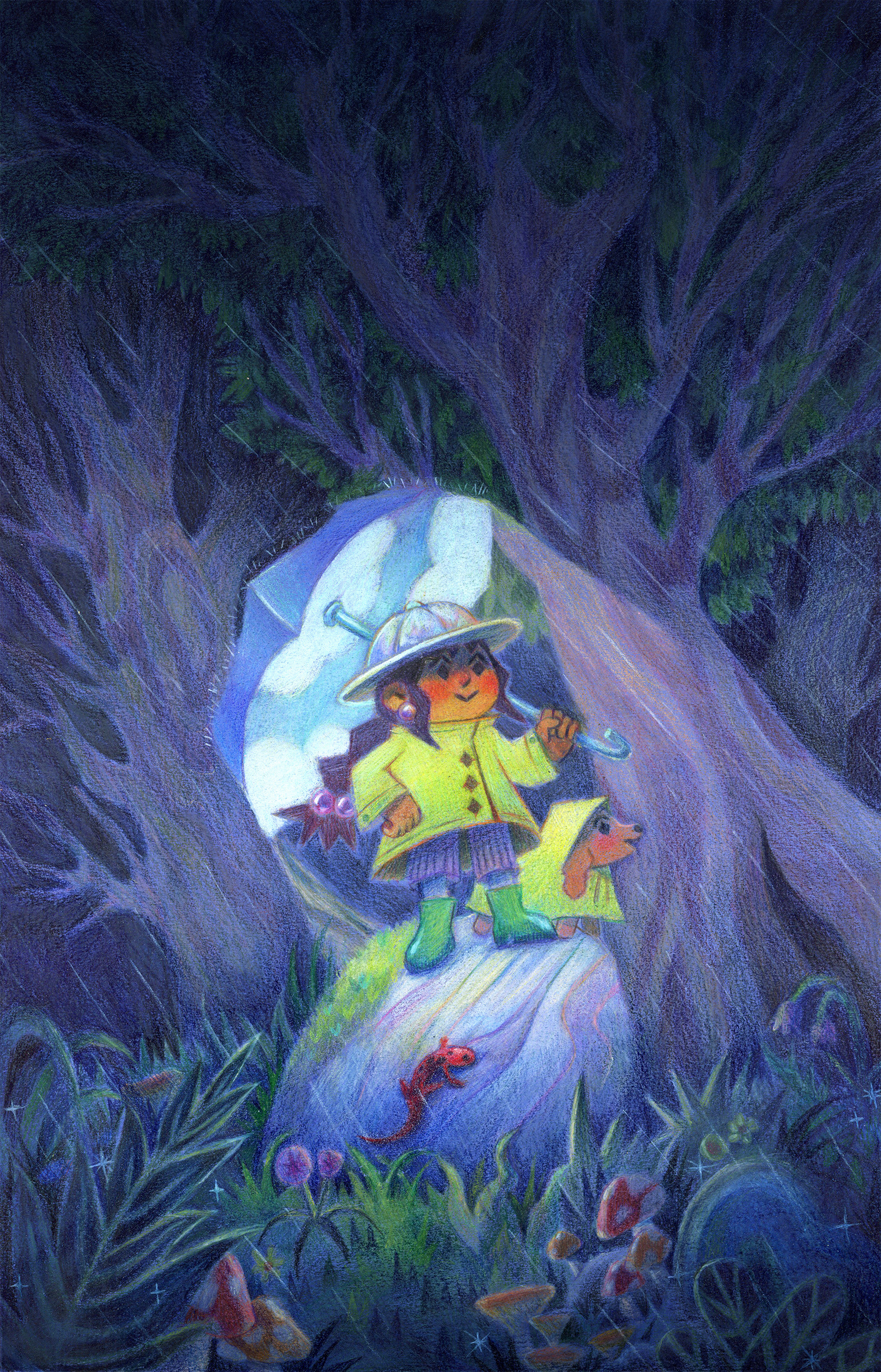 Tiny Blue Sky - 2022 -  Colored Pencil on Paper