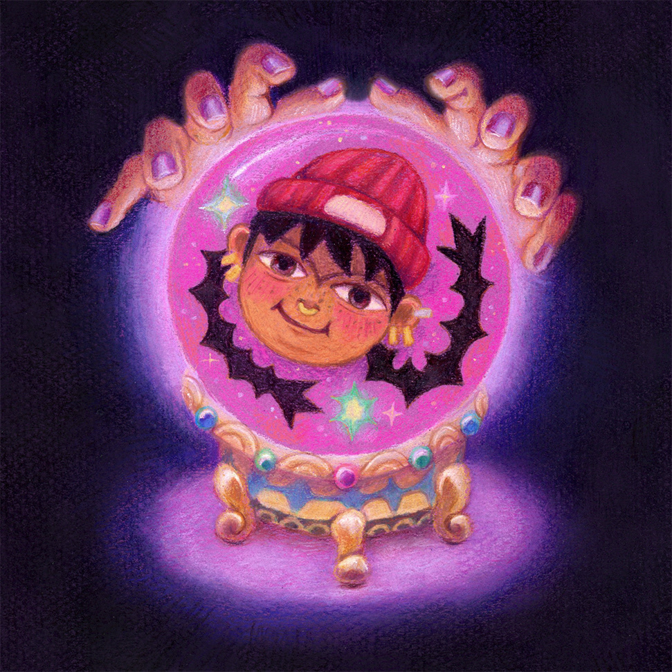 Crystal Ball - 2025 - Colored Pencil on Paper