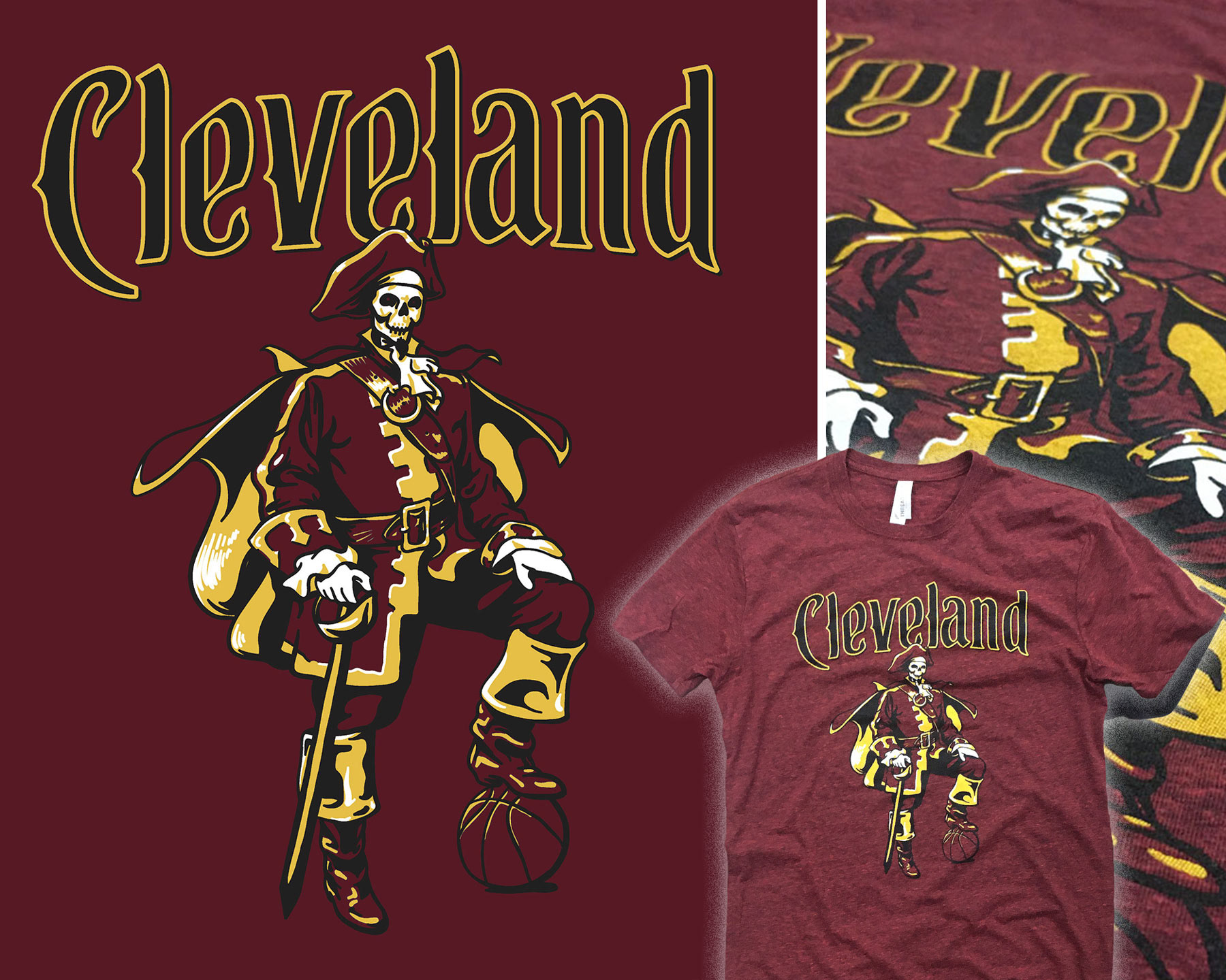 Cleveland Basketball Fan Tee