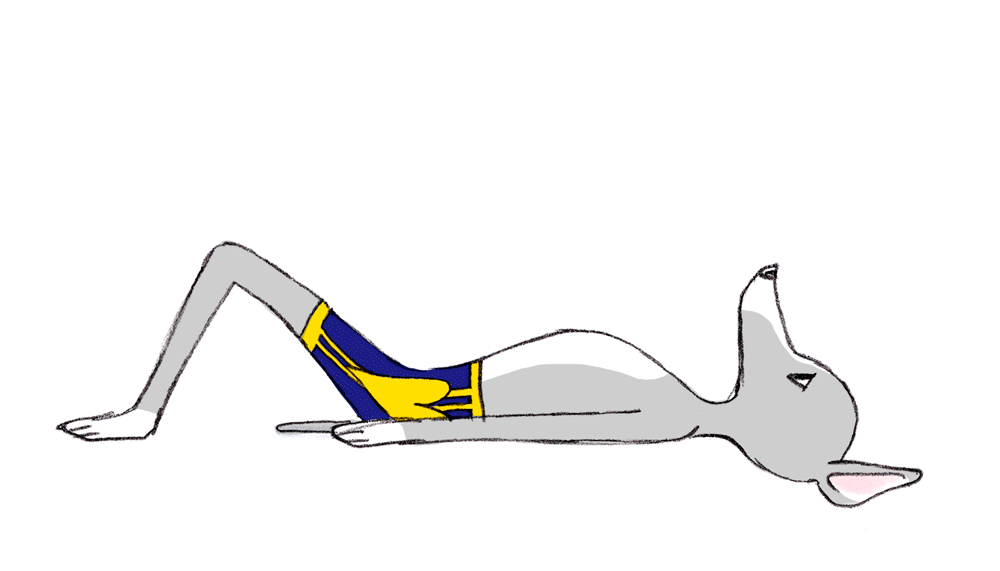 Pilates Poses 01 "Pervic Curl"