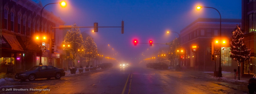 Foggy December in Sycamore