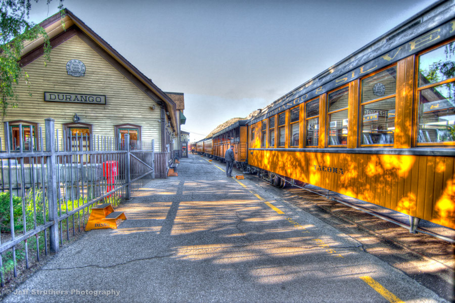 Durango Train Station -High Dynamic Range (HDR) Image - Durango, CO