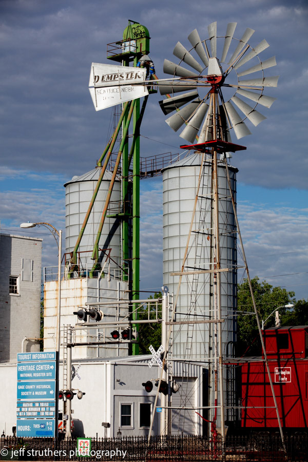 Silos and Caboose - Beatrice, NE