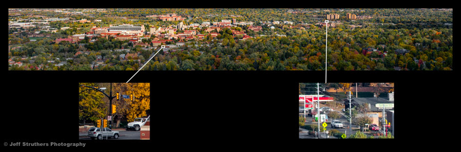 CU Campus - Boulder - Stitched from 16 captures - 383 Mpxl image - capable of 20 foot wide mural - Boulder, CO