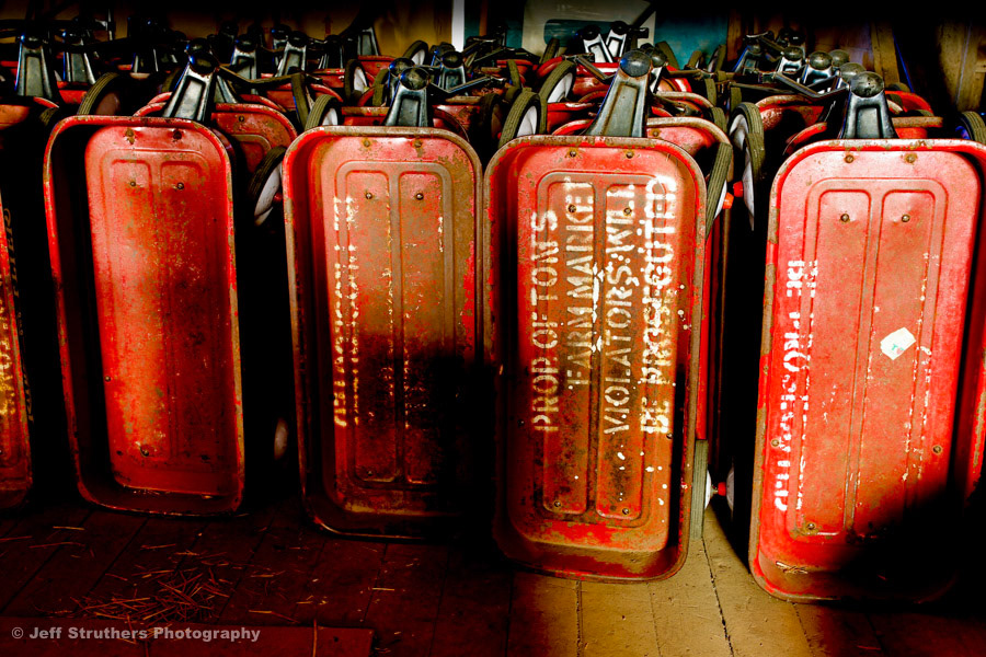 Wagons - Back Room - Tom's Farm Market - Old 1800s Barn - Huntley, IL