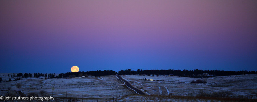 State Highway 86 and Full Moon - Elbert County, CO