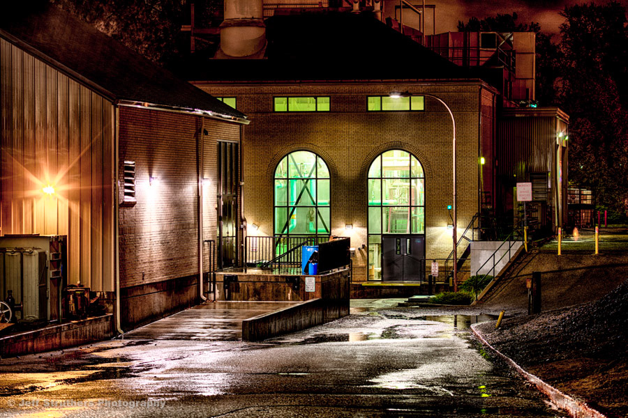 Ft. Collins Facilities Building - Rainy Night - Fort Collins, CO