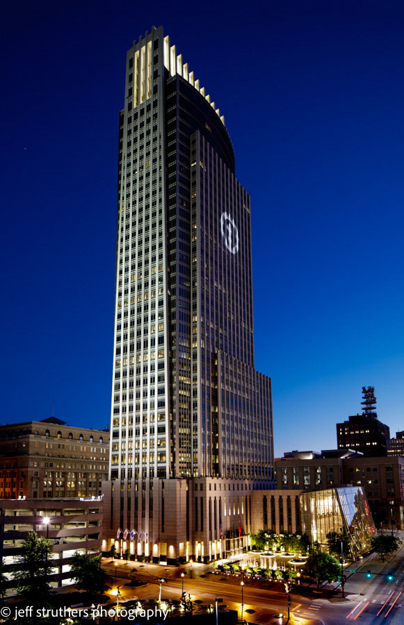 FNBO Tower - Twilight - Omaha, NE