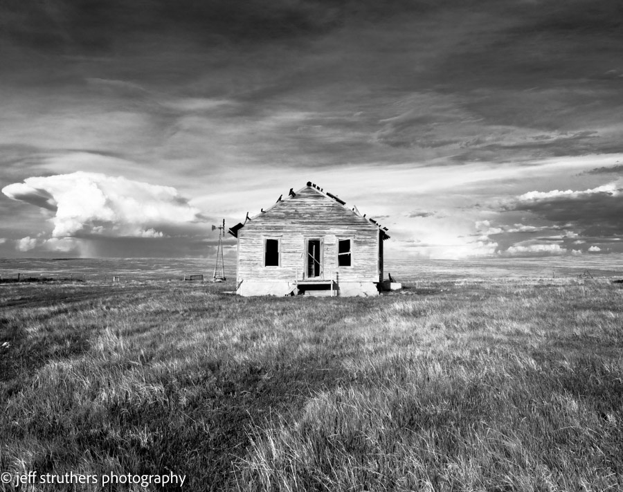 Old House in Sea of Grass - Elbert County, CO
