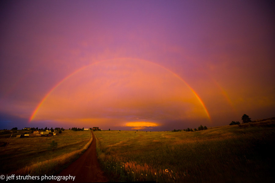 Rainbow on Bow Meadows Drive - Elbert County, CO