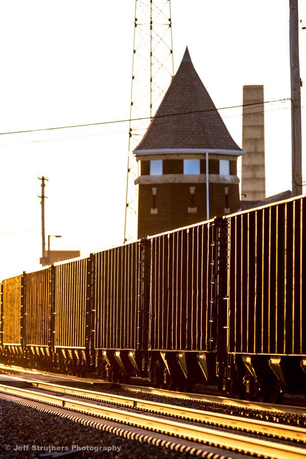 Box Cars at Sunrise