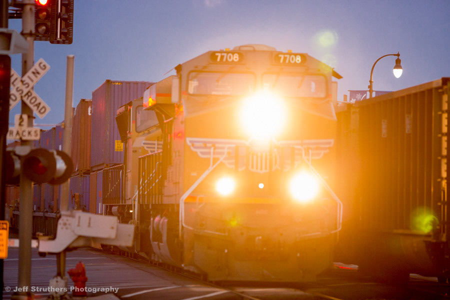 Morning Trains in Downtown DeKalb