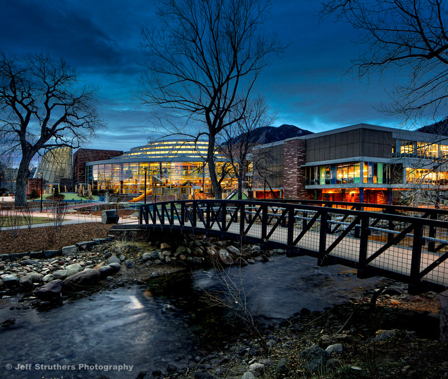 Boulder Public Library at Dawn- Boulder, CO