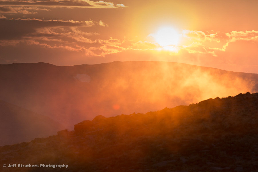 Sun and Mist - Rocky Mountain National Park