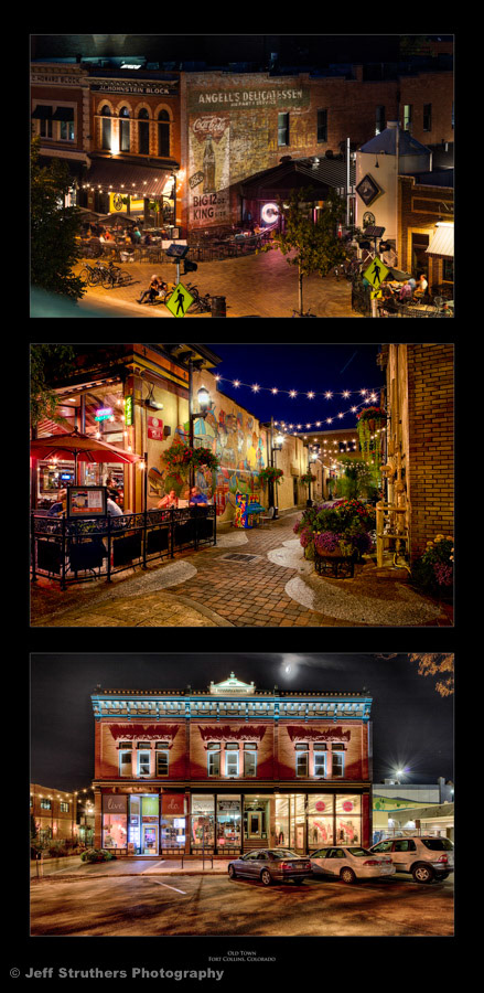 Old Town Triptych - - Fort Collins, CO