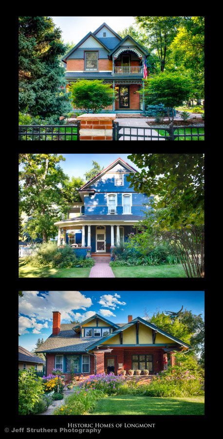 Historic Longmont, CO Homes 1 Tripych