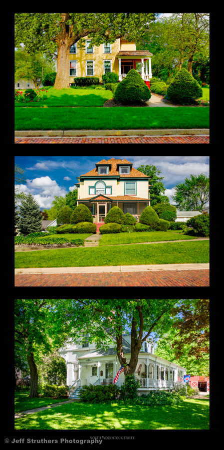 North Woodstock Street - Triptych - Huntley, IL