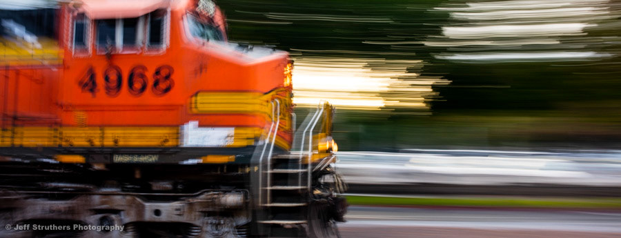 Sppeding Train  Through Ft. Collins - Fort Collins, CO