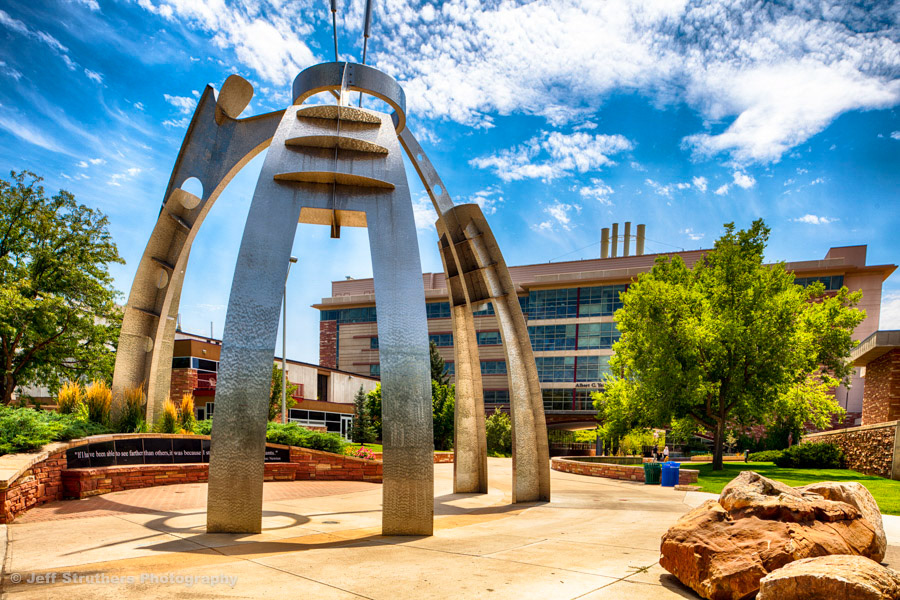 Sculpture at CSU- Fort Collins, CO